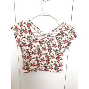 🌸Floral Cotton Crop Top 🌸